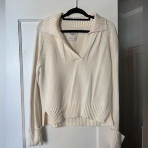 Abercrombie notch neck sweater